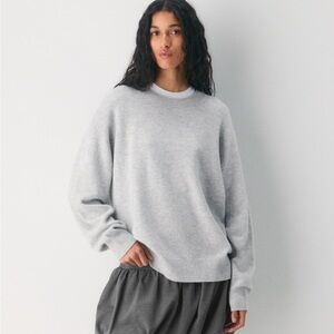 Aritzia Isabelle Wool Cashmere Sweater in Sagesse Green